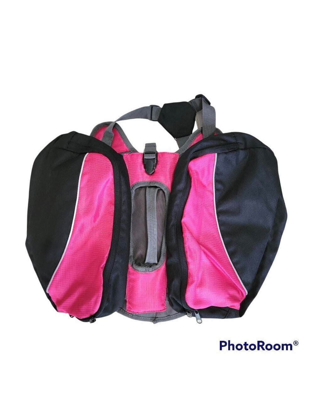 Dog Backpack for Hiking Saddlebag Adjustable Harness Handeler